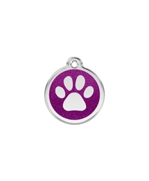 Red Dingo Csillámos Rozsdamentes mancs mintás acél biléta lila