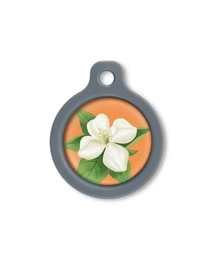 Blucky Jasmine Orange Dog Tag medium