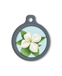 Blucky Jasmine Pastel Turquoise Dog Tag large