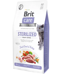 Brit Care Cat Grain Free STERILISED - WEIGHT CONTROL Duck and Turkey 2kg