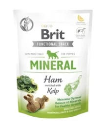 Brit Care Functional Snack Mineral Ham for Puppies (sonka, hínár) 150g