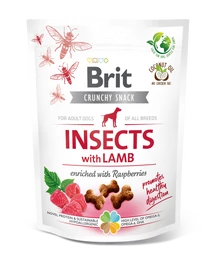 Brit Care Dog Crunchy Cracker Insects with Lamb and Raspberries 200g