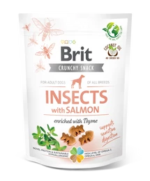 Brit Care Dog Crunchy Cracker Insects with Salmon and Thyme 200g