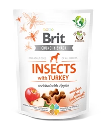 Brit Care Dog Crunchy Cracker Insects with Turkey and Apples 200g