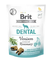 Brit Care Functional Snack Dental Venison (szarvas, rozmaring) 150g Brit Care Functional Snack Dental Venison (szarvas, rozmaring) 150g
