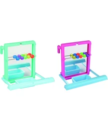 FLAMINGO MADÁR JÁTÉK TÜKÖR+GOLYÓ 10CM