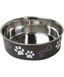 Flamingo fémtál bella mancs mintás fekete 2,2 l Flamingo fémtál bella mancs mintás fekete 2,2 l