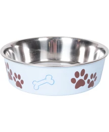 Flamingo fémtál bella mancs mintás kék 2,2 l Flamingo fémtál bella mancs mintás kék 2,2 l