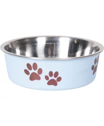 Flamingo fémtál bella mancs mintás kék 300 ml Flamingo fémtál bella mancs mintás kék 300 ml