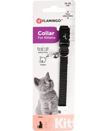 Flamingo macska nyakörv fekete 1x15-22 cm