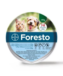 FORESTO S 8kg alatt nyakörv (kutya-macska)
