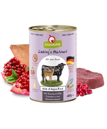 GranataPet Liebling´s Mahlzeit vad és Angus marha konzerv 400g GranataPet Liebling´s Mahlzeit vad és Angus marha konzerv 400g