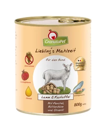 GranataPet Liebling´s Mahlzeit bárány és burgonya konzerv 800 g