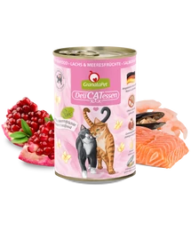 GranataPet Delicatessen konzerv lazac és tengergyümölcsei 400g 6db GranataPet Delicatessen konzerv lazac és tengergyümölcsei 400g 6db
