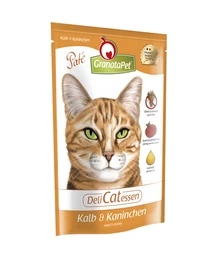 GranataPet Delicatessen Pouch borjú és nyúl 85g