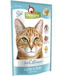GranataPet Delicatessen Pouch lazac és pulyka 85g