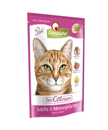 GranataPet Delicatessen Pouch lazac és tenger gyümölcsei 85g