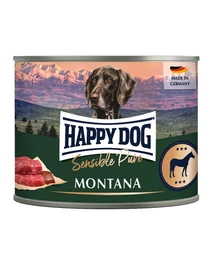 Happy Dog Supreme Sensible PUR KONZERV MONTANA (ló) 6X200 G Happy Dog Supreme Sensible PUR KONZERV MONTANA (ló) 6X200 G
