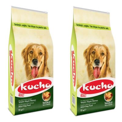 KUCHO ADULT DOG (Csirke, szardella és rizs) 2db 15 kg