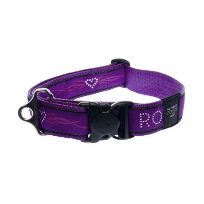 Rogz Fancy Dress Special Agent kutya nyakörv - XXL / Purple Chrome
