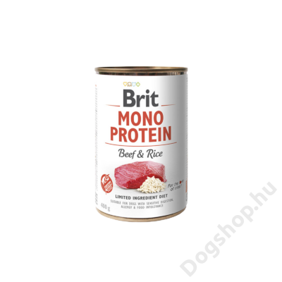Brit Mono Protein Beef &amp; Brown Rice 400 g