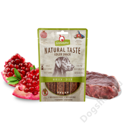 GranataPet Natural Taste Edler Snack Hirsch 90g (szarvas)