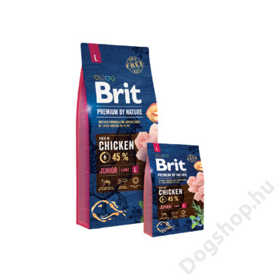 Brit Premium by Nature Large Junior 2db 15kg