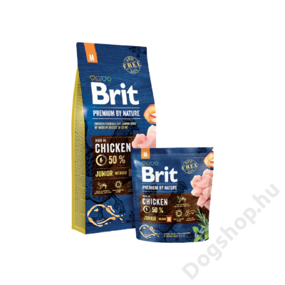 Brit Premium by Nature Medium Junior 2db 15kg