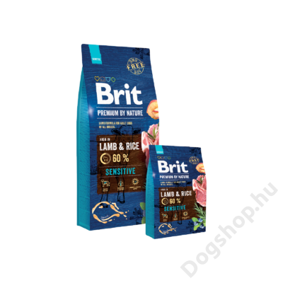 Brit Premium by Nature Lamb &amp; Rice 2db 15kg