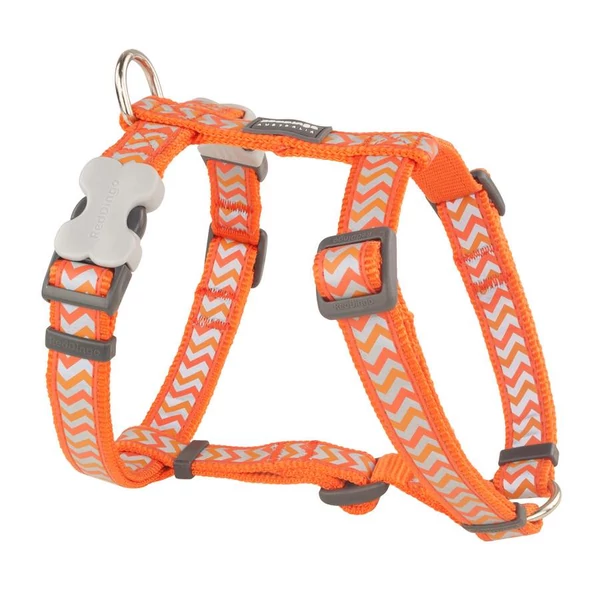 Red Dingo Reflective Ziggy Orange XLarge Dog hám