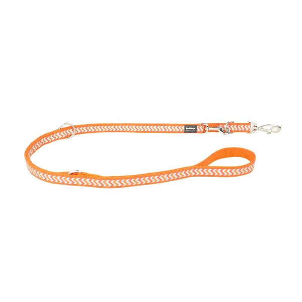Red Dingo Reflective Ziggy Orange multi-purpose póráz 200 cm XS