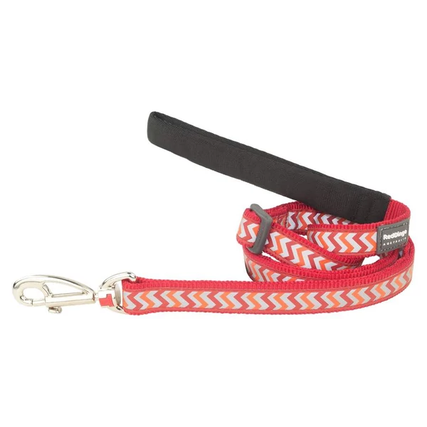 Red Dingo Reflective Ziggy Red póráz 100-180 cm Large