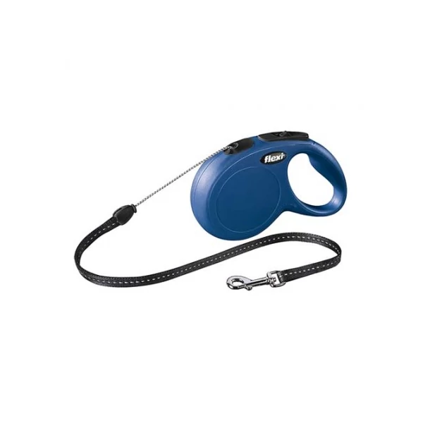 Flexi New Classic zsinór M 8m 20kg-ig kék