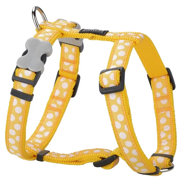 Red Dingo White Spots Yellow XLarge Dog hám