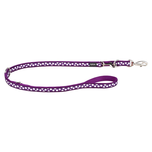 Red Dingo White Spots Purple multi-purpose póráz 200 cm Small