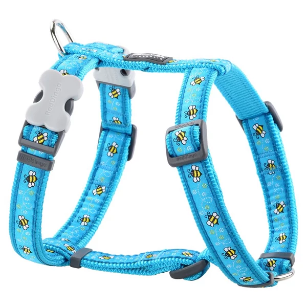 Red Dingo Bumble Bee Turquoise Small Dog hám