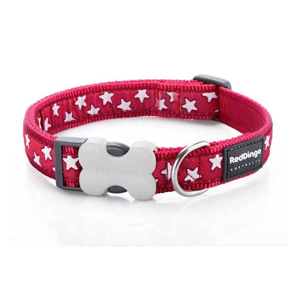 Red Dingo Stars Red Small kutya nyakörv