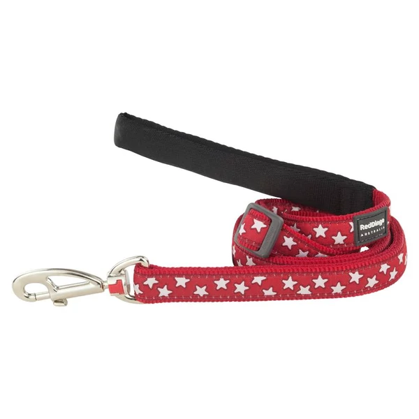 Red Dingo Stars Red póráz 100-180 cm Medium