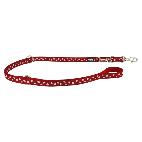 Red Dingo Stars Red multi-purpose póráz 200 cm Medium