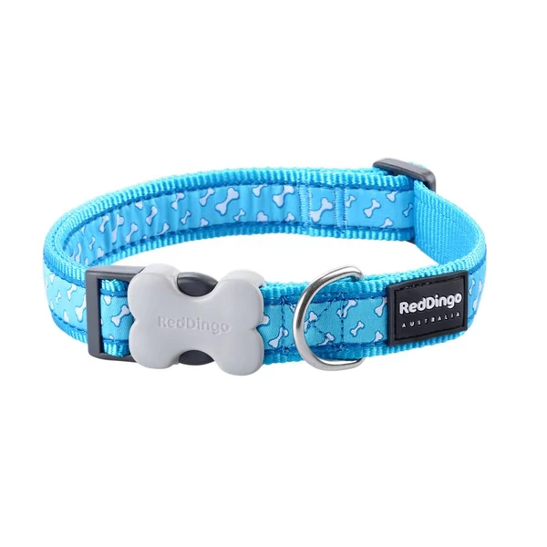 Red Dingo Flying Bones Turquoise Small kutya nyakörv