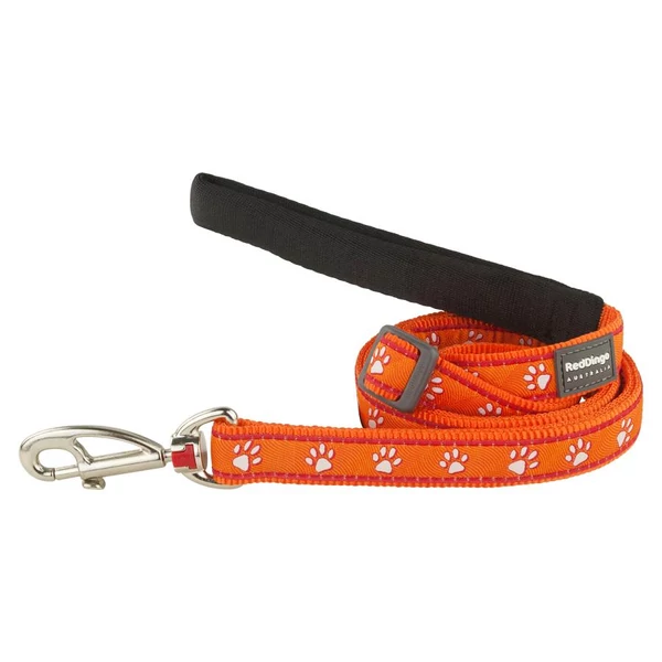 Red Dingo Desert Paws Orange póráz 100-180 cm XS