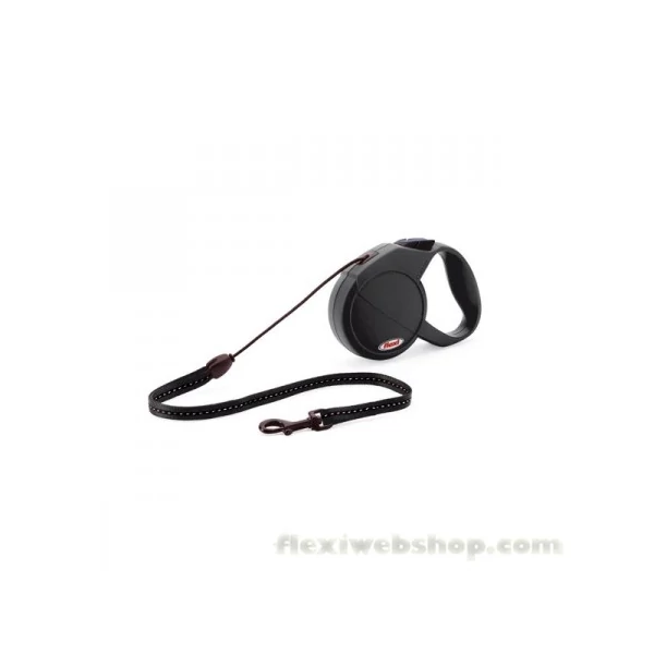 Flexi New Classic szalag M 5m fekete 25kg-ig