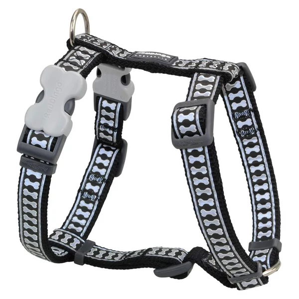 Red Dingo Reflective Black XS Dog hám