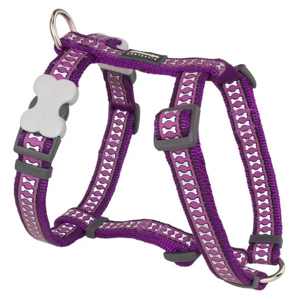 Red Dingo Reflective Purple Medium Dog hám Red Dingo Reflective Purple Medium Dog hám