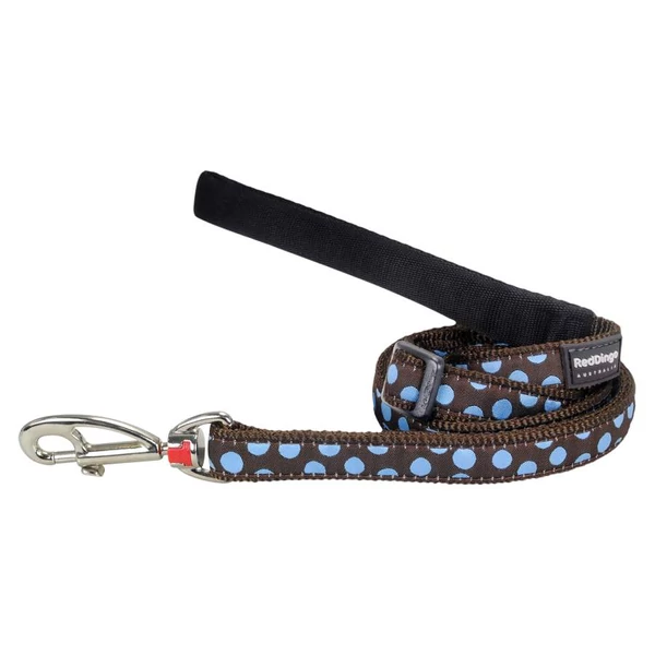 Red Dingo Blue Spots Brown póráz 100-180 cm XS Red Dingo Blue Spots Brown póráz 100-180 cm XS