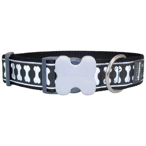 Red Dingo Reflective Black Giant Short kutya nyakörv