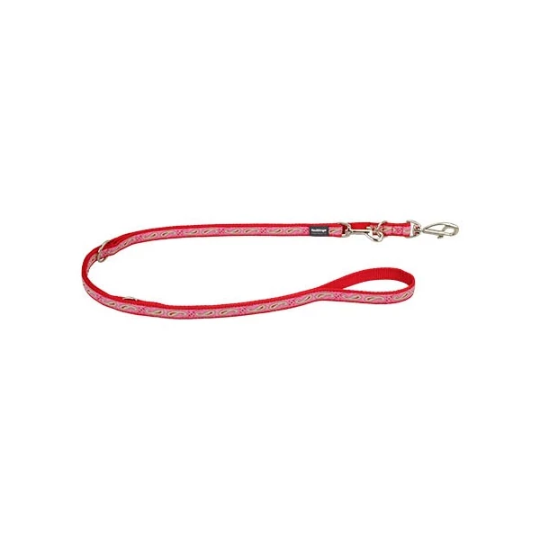 Red Dingo Paisley Red With Light Green multi-purpose póráz 200 cm XS