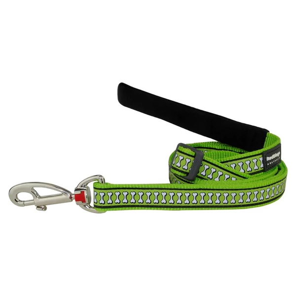 Red Dingo Reflective Lime póráz 100-180 cm XS