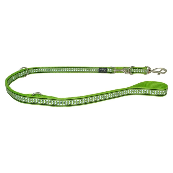 Red Dingo Reflective Lime multi-purpose póráz 200 cm XS