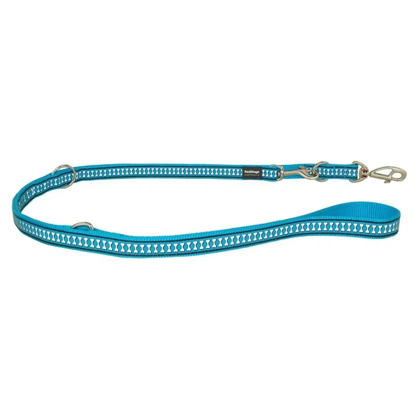 Red Dingo Reflective Turquoise multi-purpose póráz 200 cm Medium